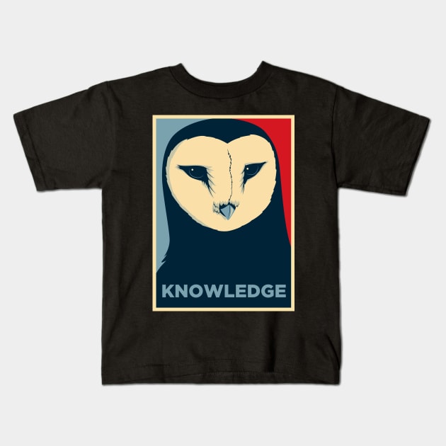 KNOWLEDGE Kids T-Shirt by ChrisHarrys